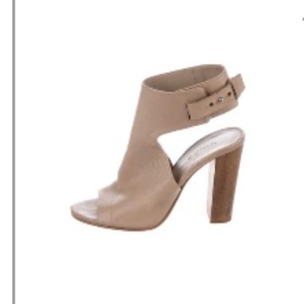 VINCE block heel sandals, Size: 6.5, Beige